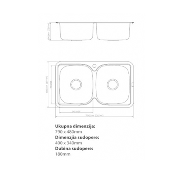 Sudopera dvodelna, model 401-thumbnail